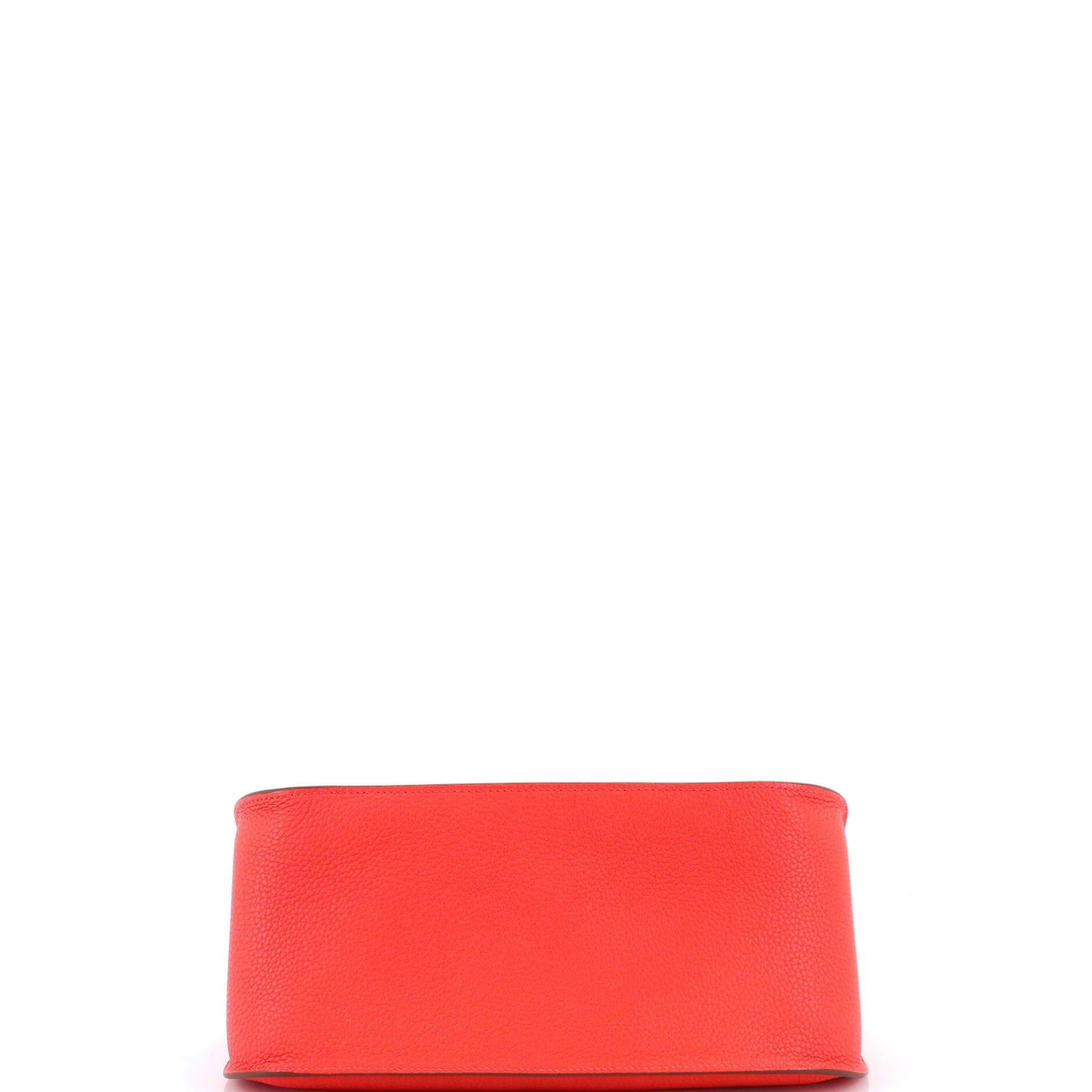 Pre-Owned Hermes Jypsiere Bag Clemence 31, Alternate, color, Rouge Pivoine