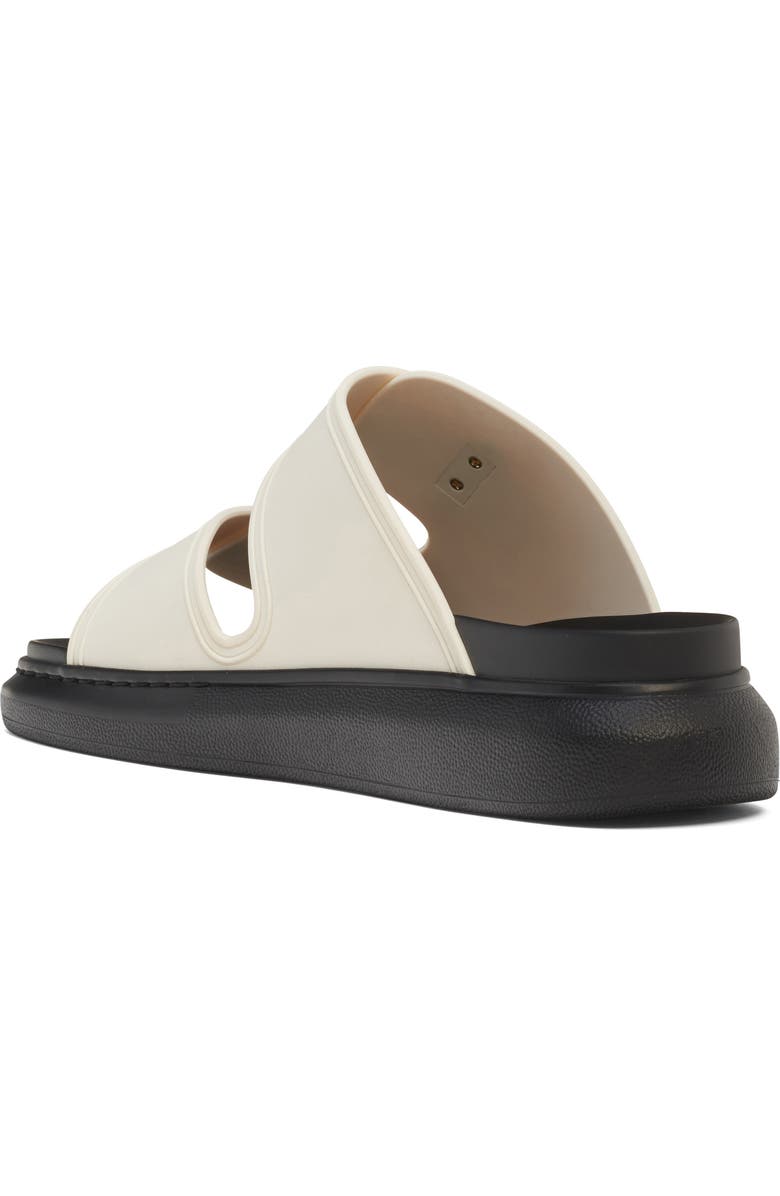 McQueen Hybrid Slide Sandal, Alternate, color, Snow/ Black/ Black/ Gol