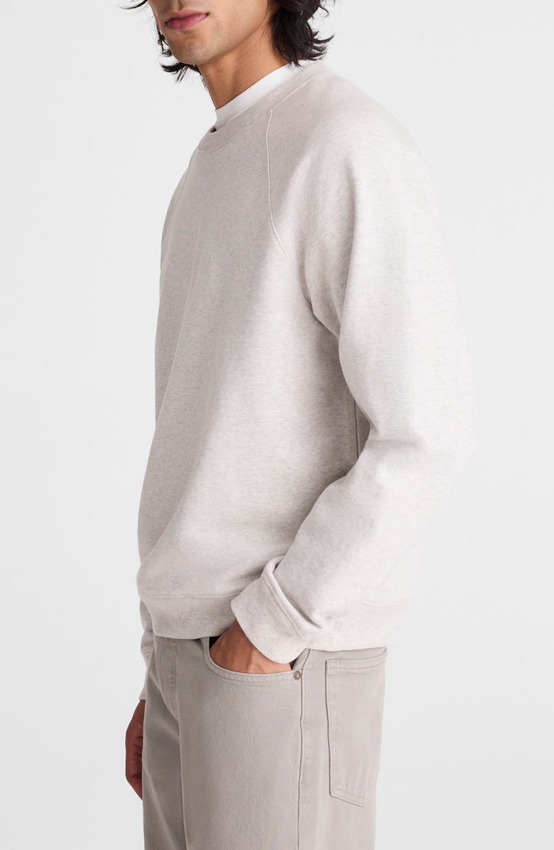 Madewell Crewneck Loopback Terry Sweatshirt, Alternate, color, Heather Grey