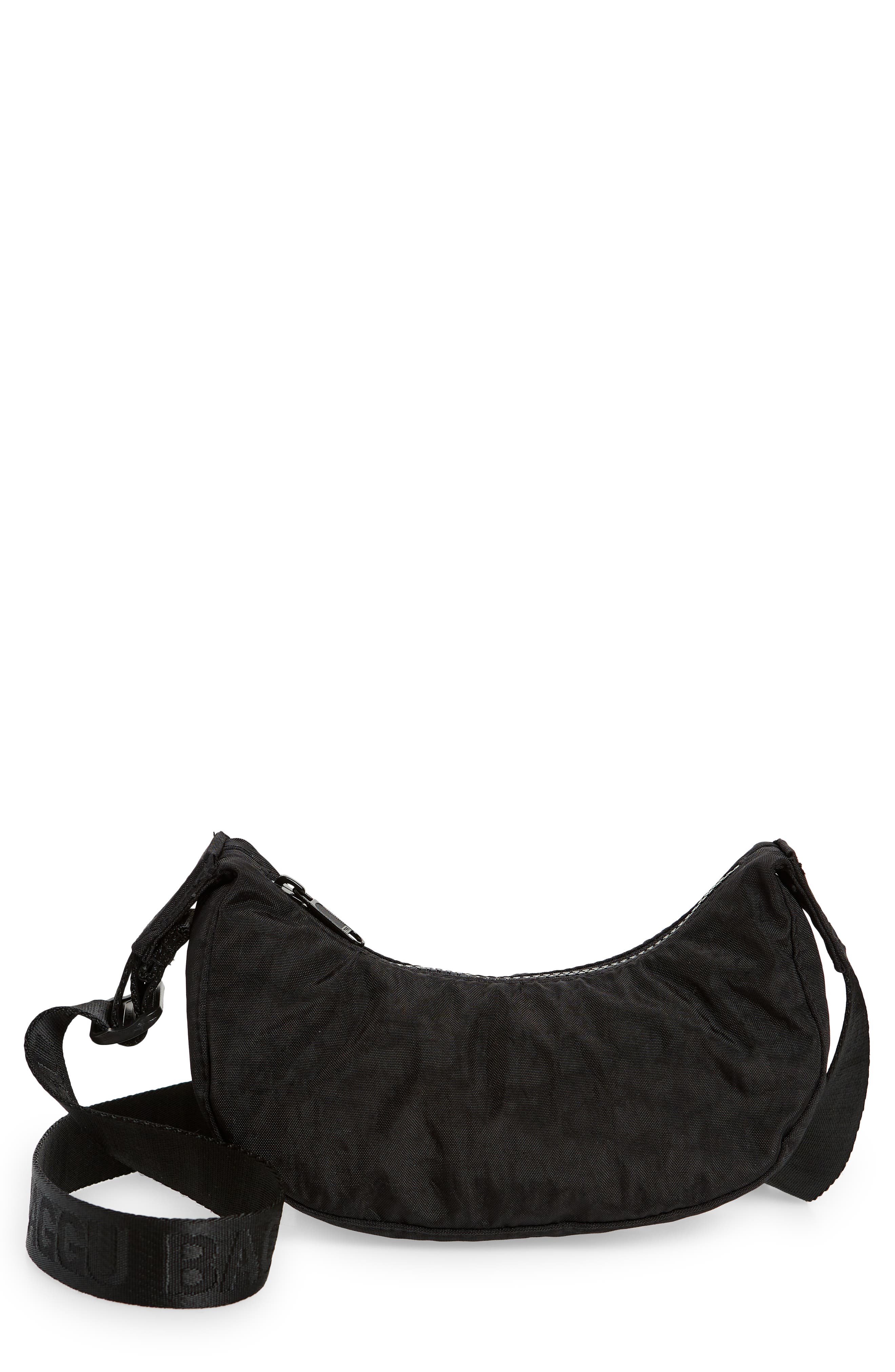 Baggu Mini Crescent Nylon Shoulder Bag, Main, color, 