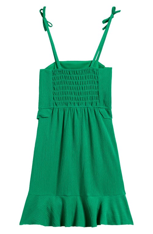 Shop Ava & Yelly Kids' Ruffle Textured Knit Party Dress