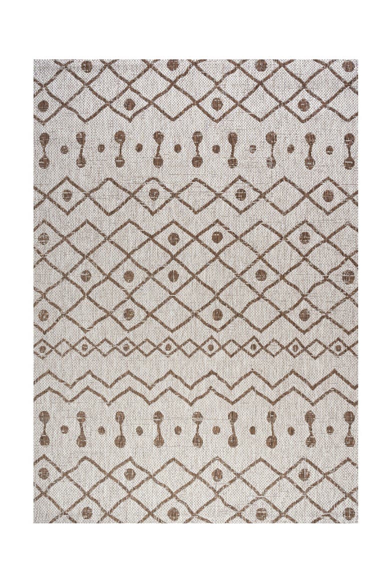 Nokat  Bohemian Indoor/Outdoor Area Rug, Main, color, Beige/Brown