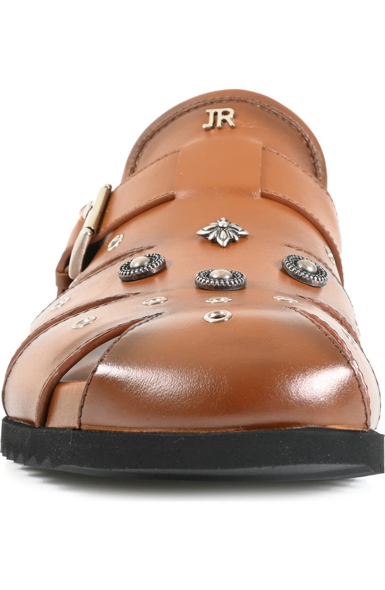 JOHN RICHMOND Studded Fisherman Sandal, Alternate, color, Tan