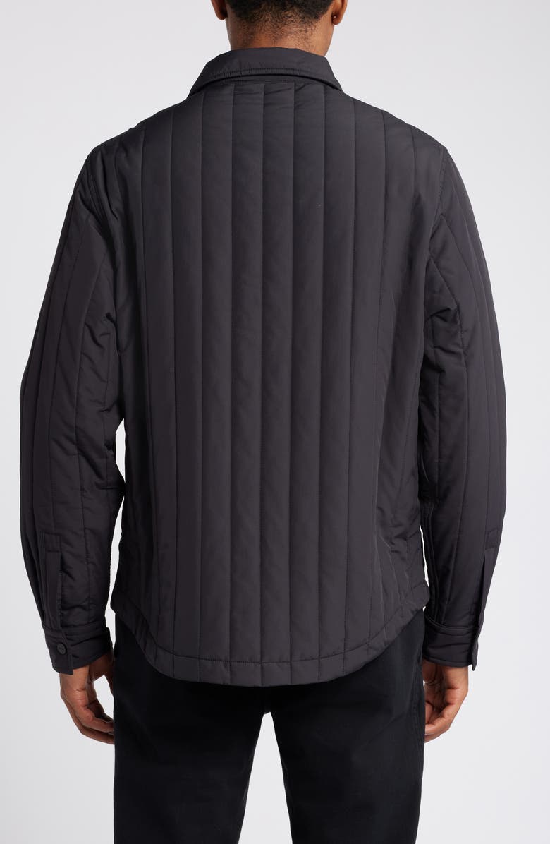 HUGO Ewel Quilted Jacket, Alternate, color, Black