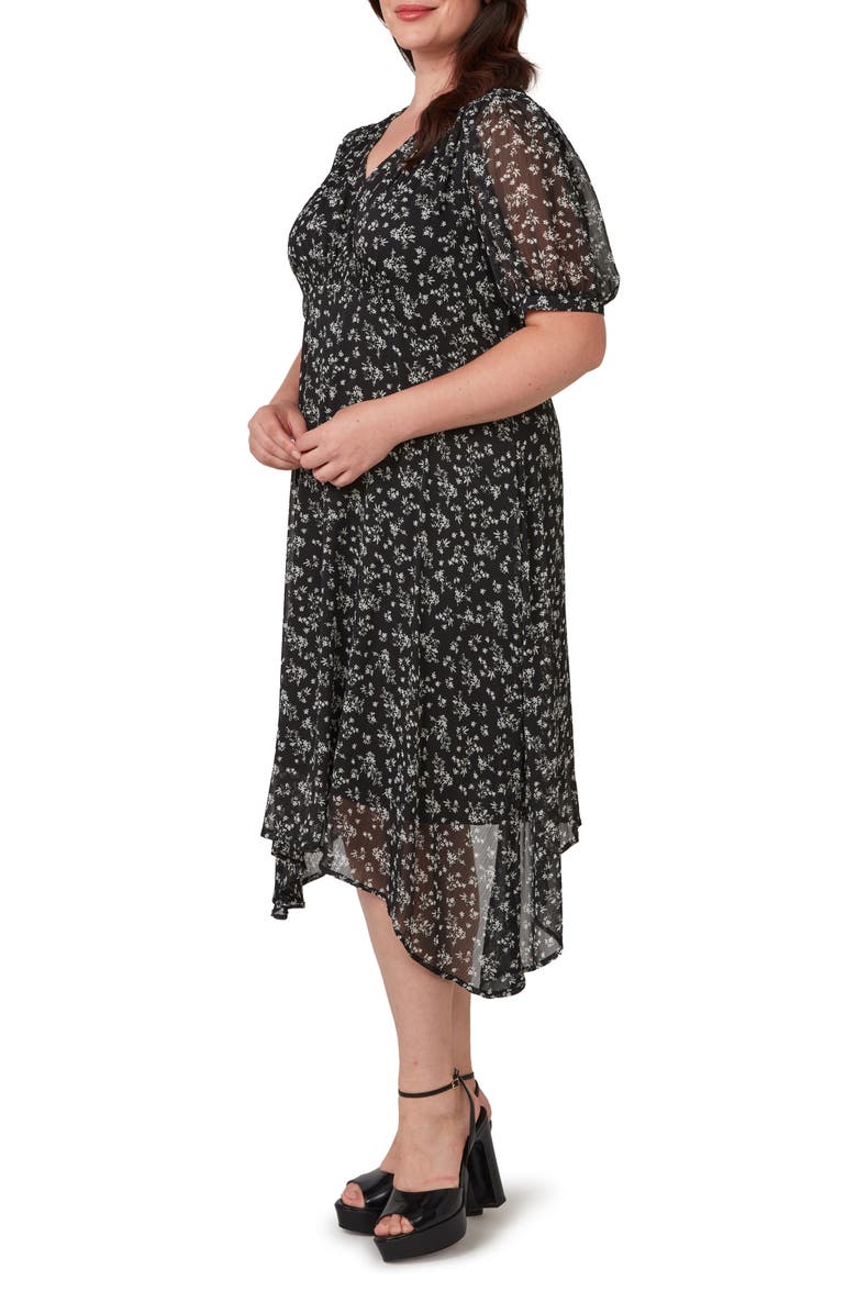 Estelle Rozalia Floral Midi Dress, Alternate, color, 