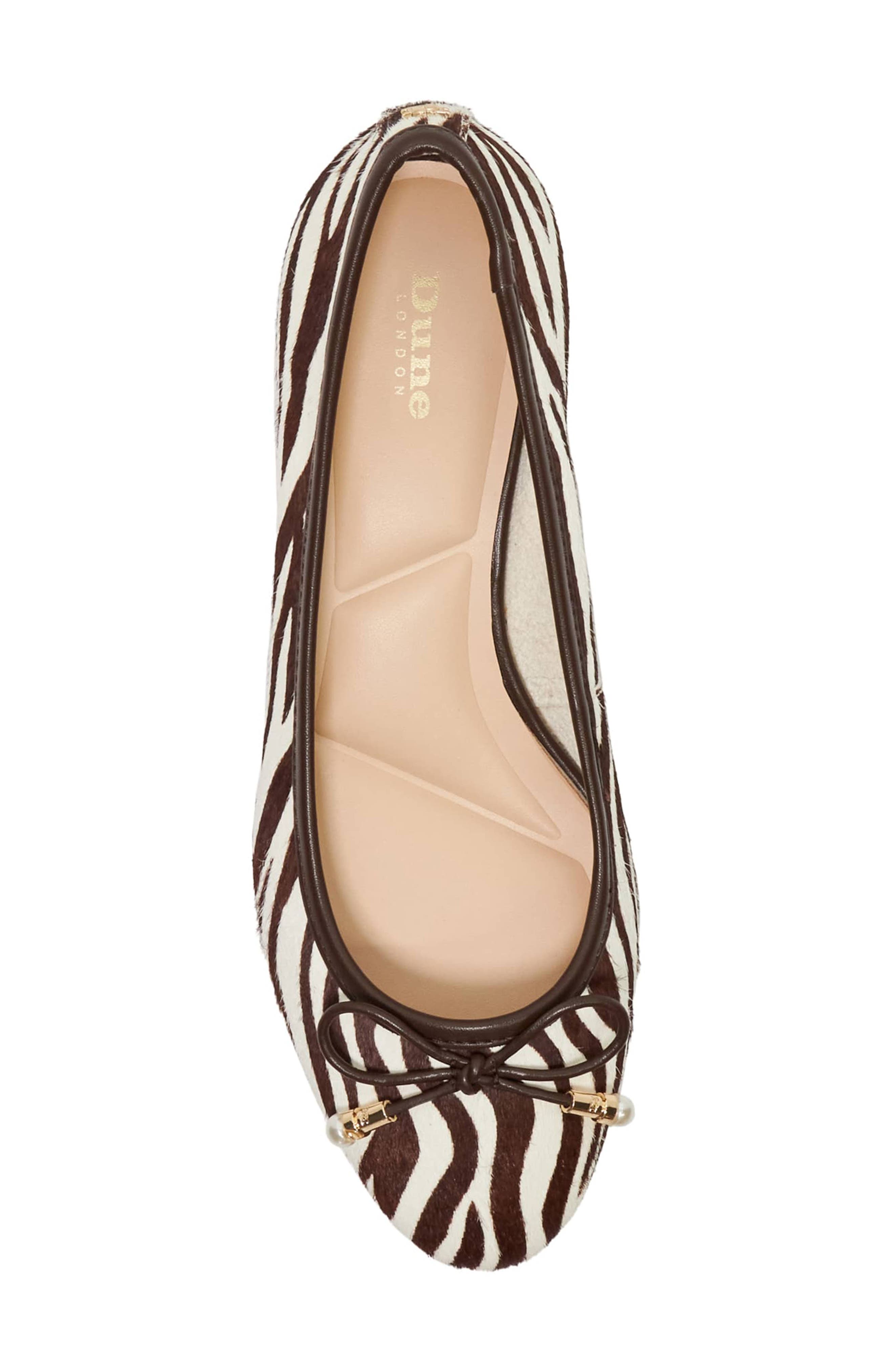 Dune London Amazing Genuine Calf Hair Pump, Alternate, color, Zebra