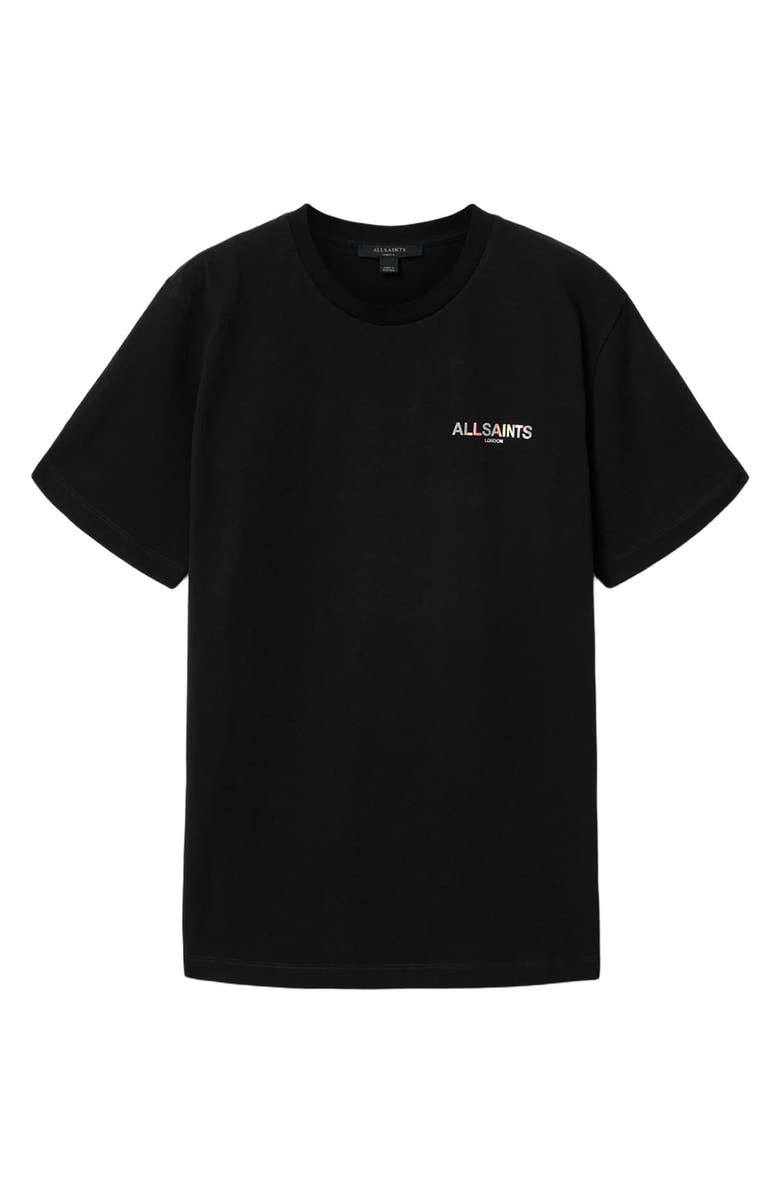 AllSaints Blaze Cotton Graphic T-Shirt, Alternate, color, Black