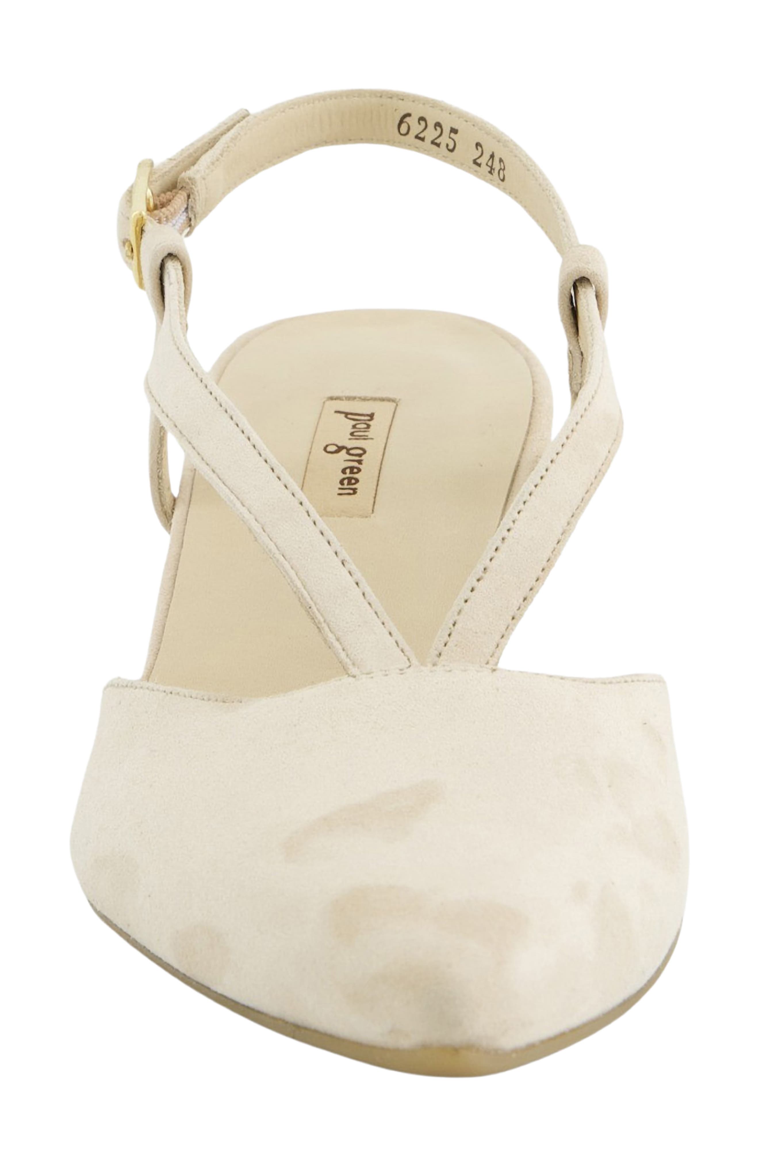 Fantasia Slingback Pump, Alternate, color, BISCUIT SUEDE