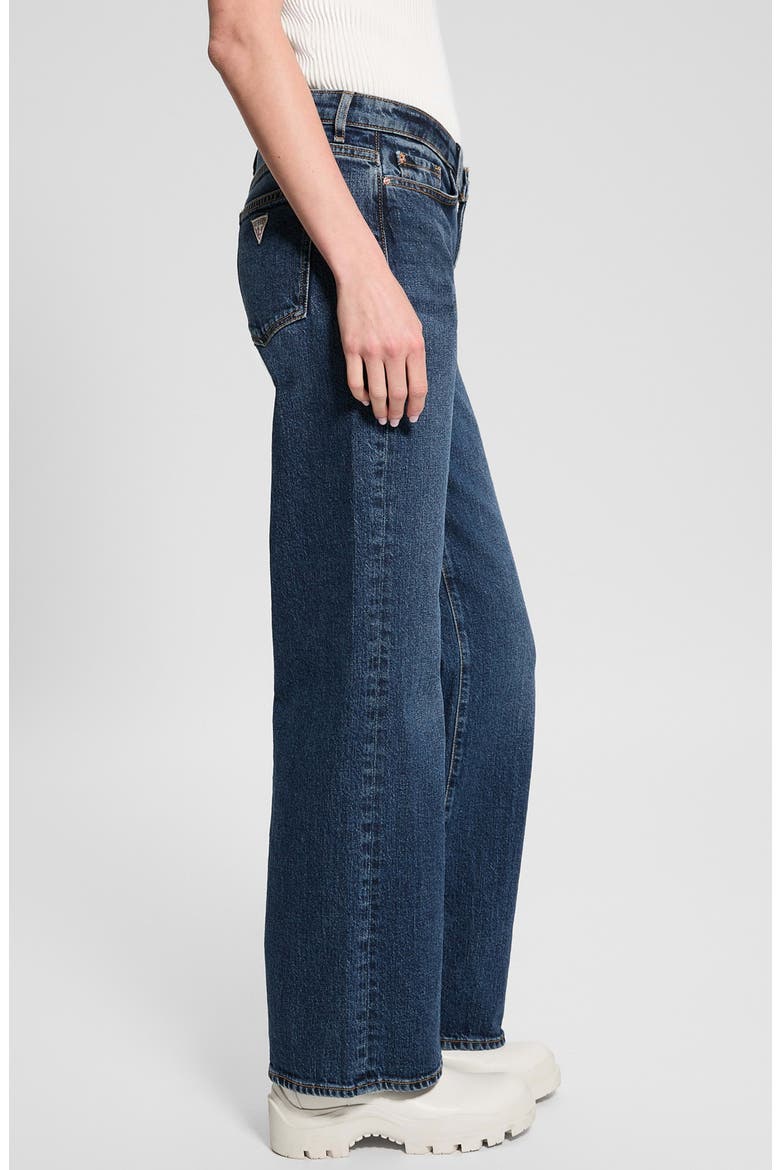 Low Rise Slouchy Straight Leg Jeans, Alternate, color, MOTS