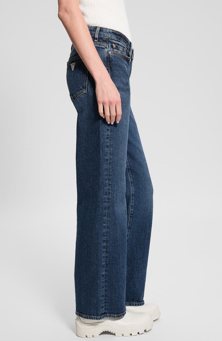 GUESS Low Rise Slouchy Straight Leg Jeans, Alternate, color,