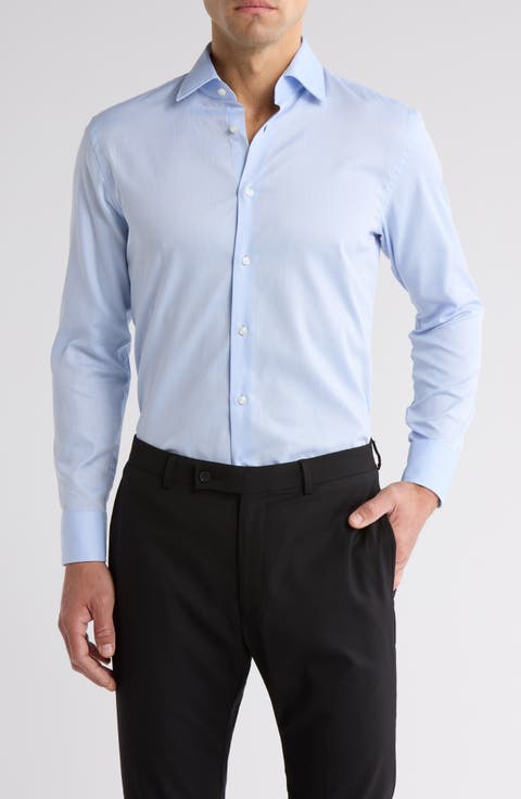 Kent Sharp Fit Cotton Dress Shirt