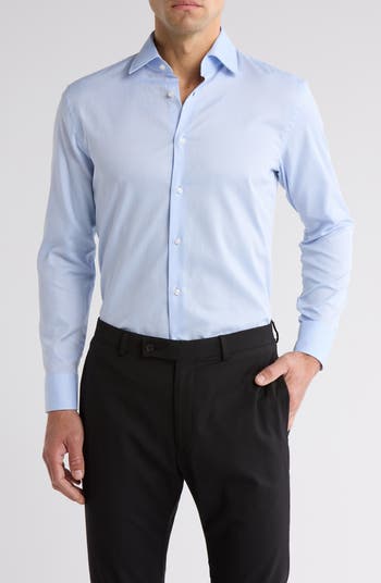 Kent Sharp Fit Cotton Dress Shirt
