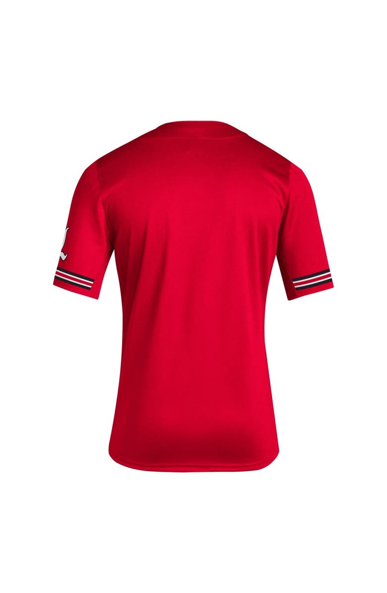 adidas Men's adidas Red Louisville Cardinals Reverse Retro Replica Baseball Jersey, Alternate, color, Red