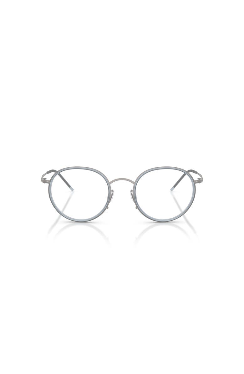 Giorgio Armani 49mm Round optical glasses, Alternate, color, Grey