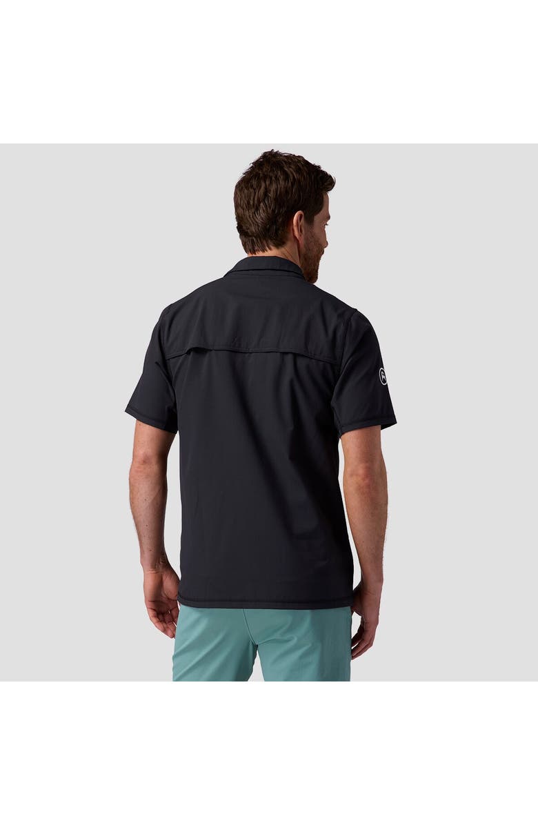 Backcountry Tahoe Woven Short-Sleeve Snap-Up Shirt - Men's, Alternate, color, Black