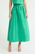 SUGARLIPS Hestia Caryn Taffeta Maxi Skirt