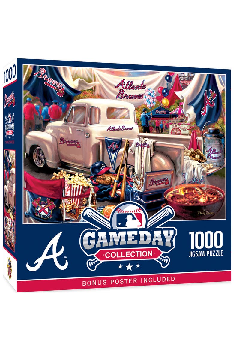 Atlanta Braves Gameday 1000 Piece Puzzle, Main, color, Multicolor