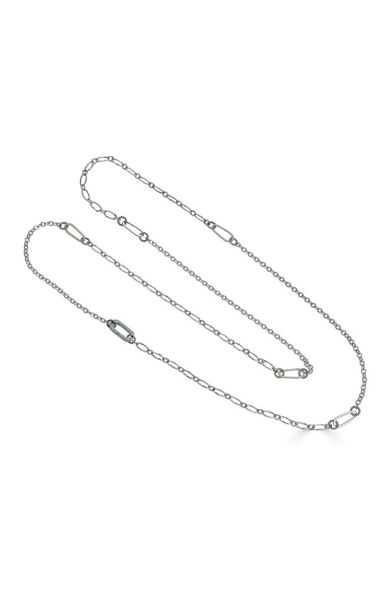 Goldie Home Delicate Long Layering Necklace, Alternate, color, Silver