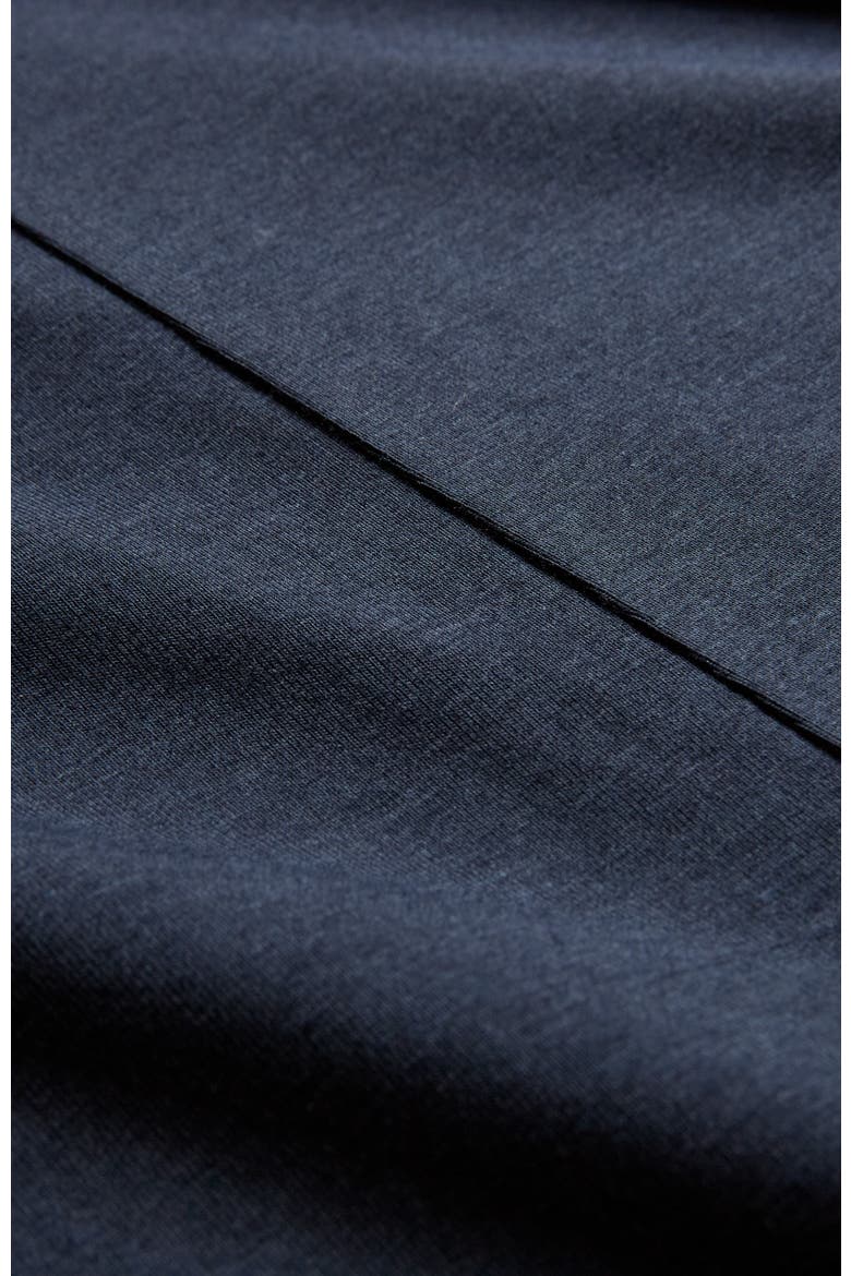 Roll Neck Jersey Dress, Alternate, color, Navy