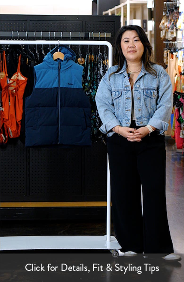 Kids' Quilted Hooded Vest, sales video thumbnail