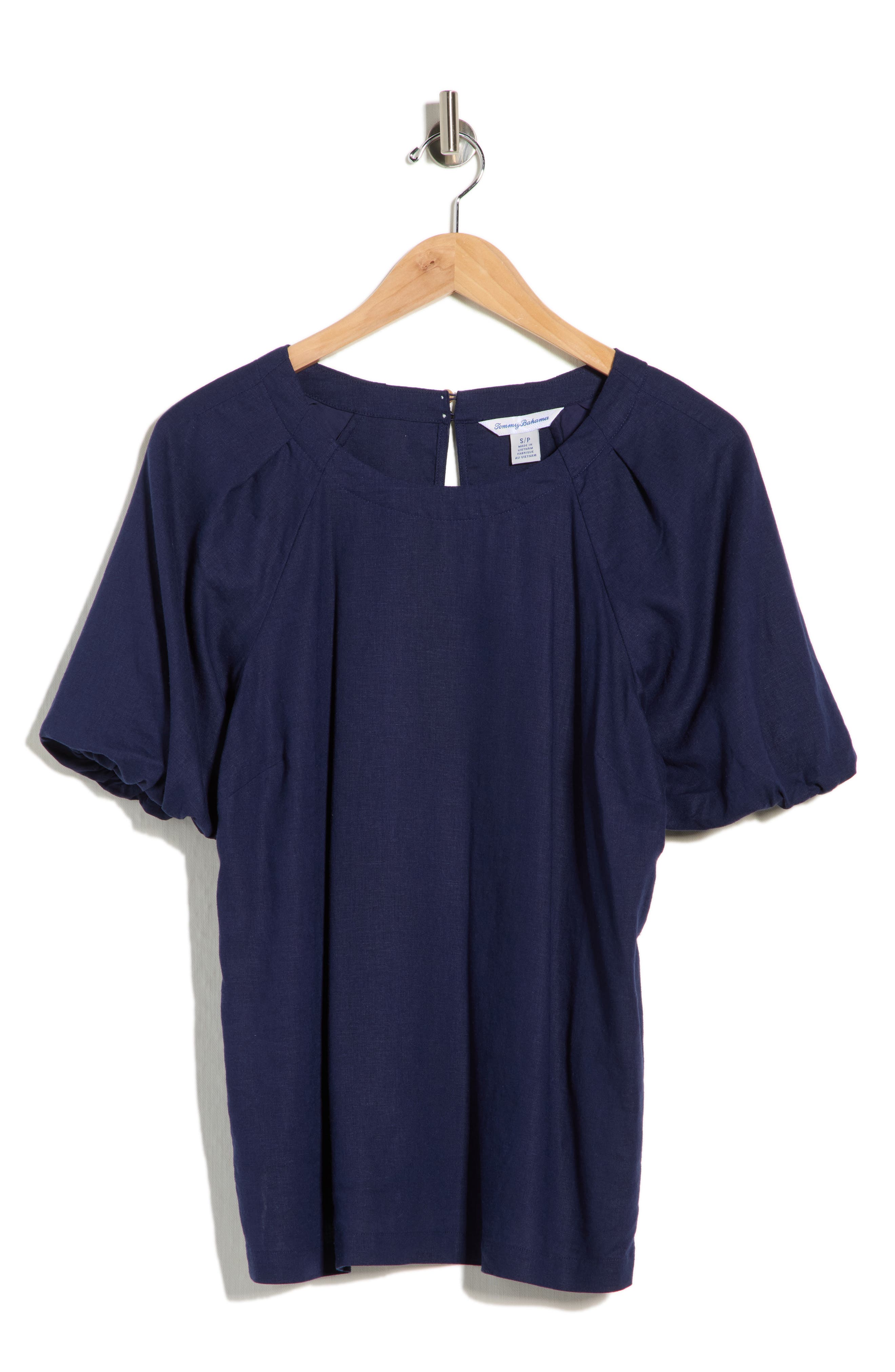 Tommy Bahama Palm Shores Short Sleeve Linen Blend Top