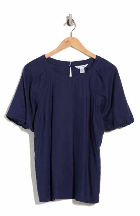 Tommy Bahama Palm Shores Short Sleeve Linen Blend Top