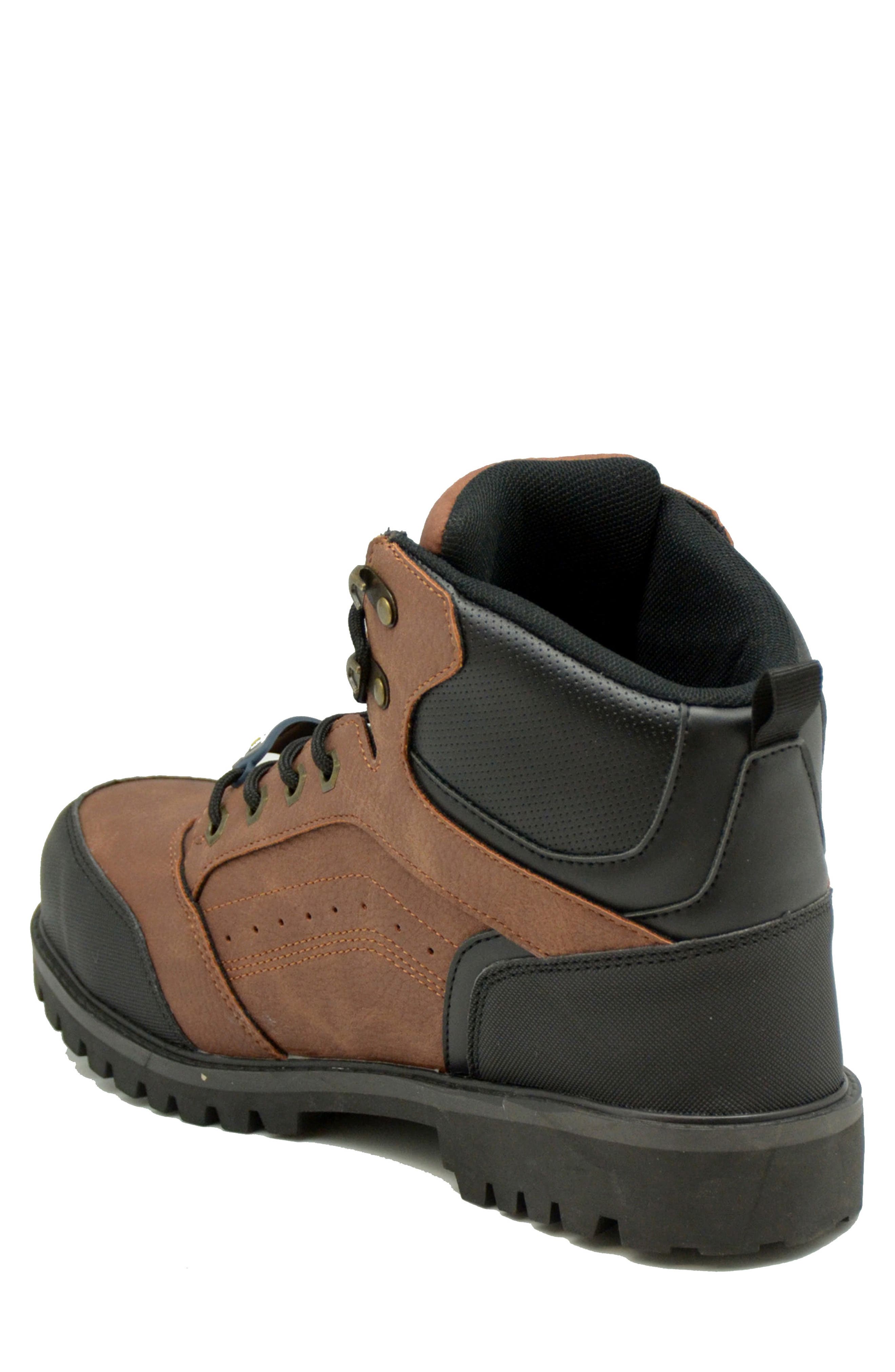 Barwick Steel Toe Lace-Up Boot, Alternate, color, RUST