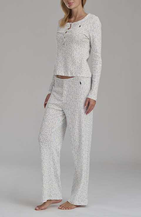Henley Cotton Pajamas