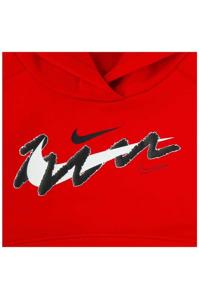 Kids' Therma-FIT Graphic Hoodie, Alternate, color, UNIVERSITY RED