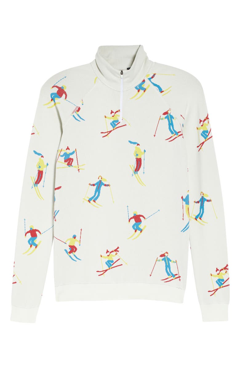 Sweaty Betty Ski Jacquard Half Zip Base Layer Pullover, Alternate, color,
