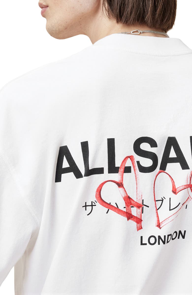 AllSaints Amore Graphic T-Shirt, Alternate, color, 