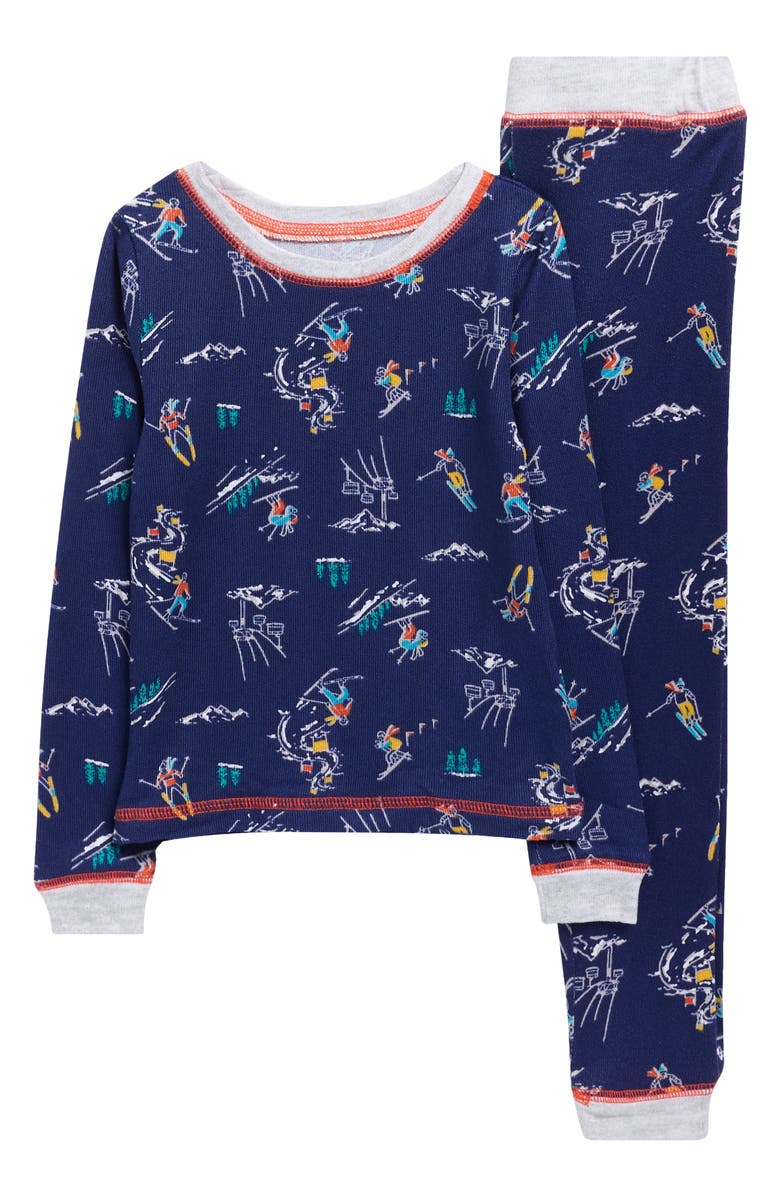 SLEEP ON IT Kids' Long Sleeve Pajamas, Main, color, Navy