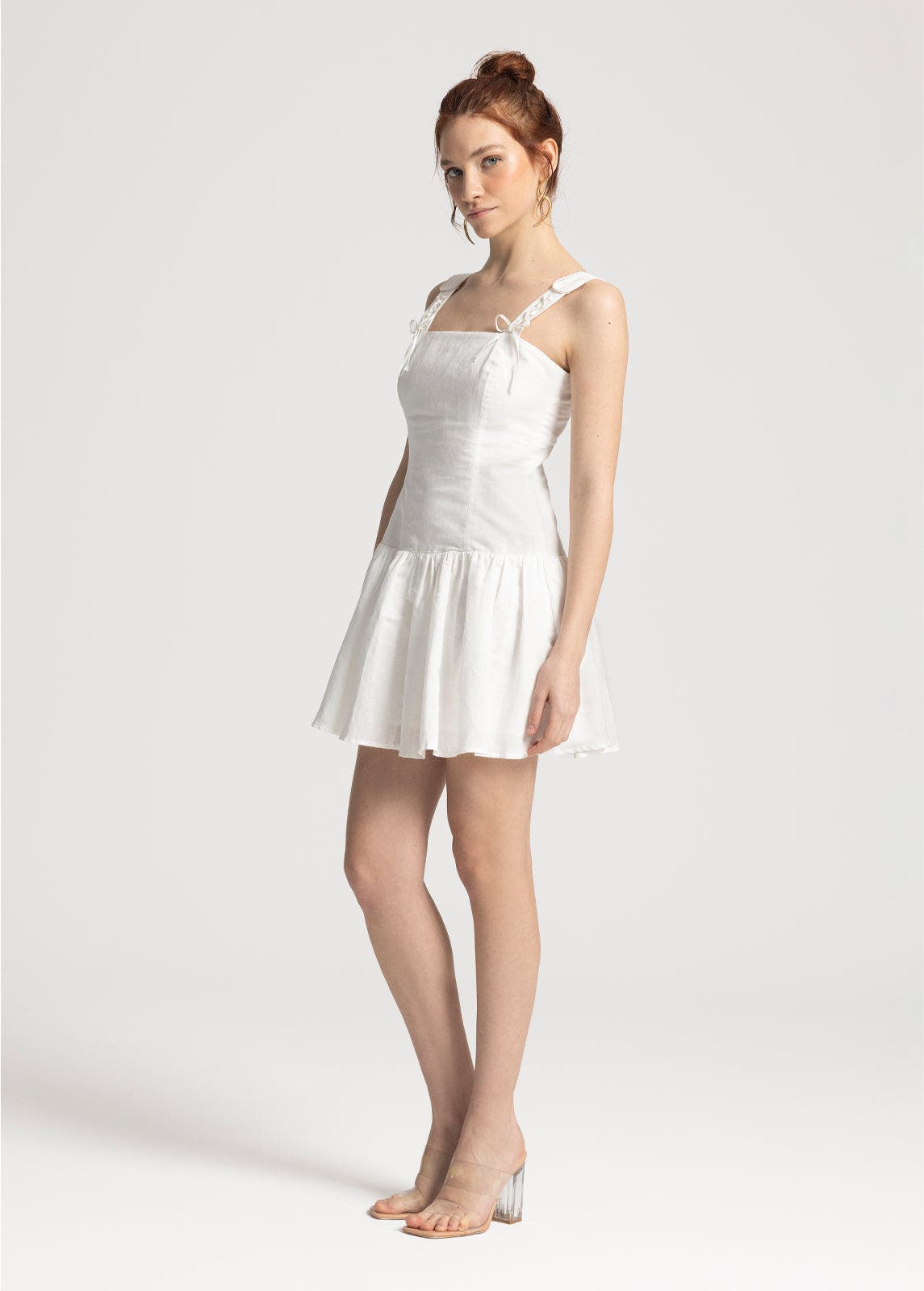 Milena Mini Linen Dress