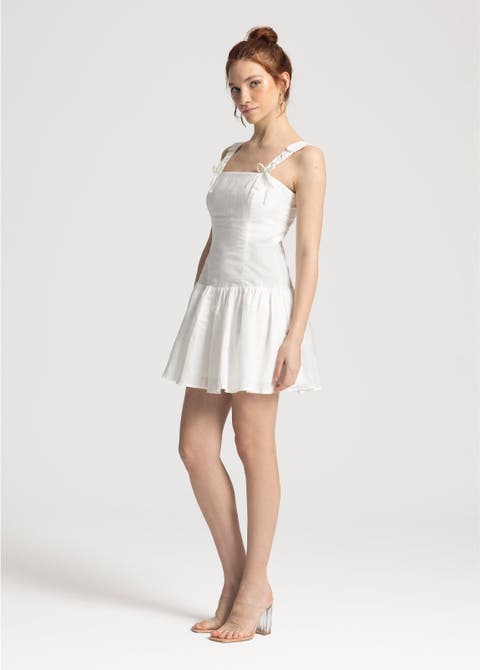 Milena Mini Linen Dress