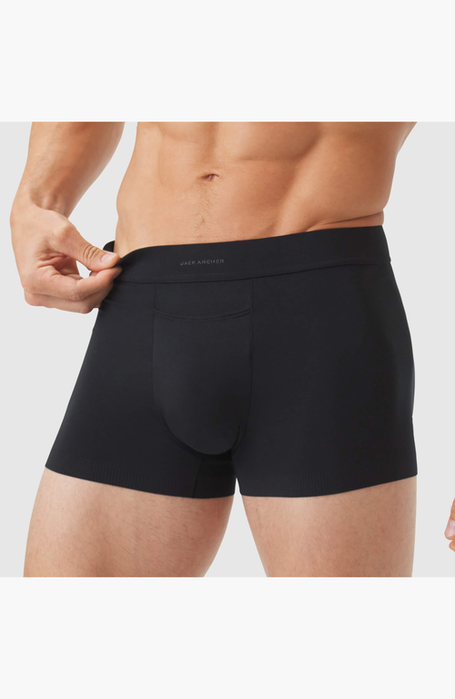Jack Archer Jetsetter Boxer Brief Underwear In Space Black