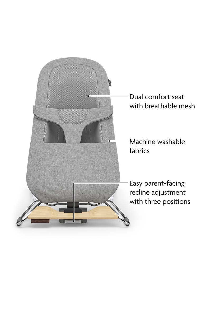Mira 2-in-1 Bouncer Seat, Alternate, color, GREY MELANGE