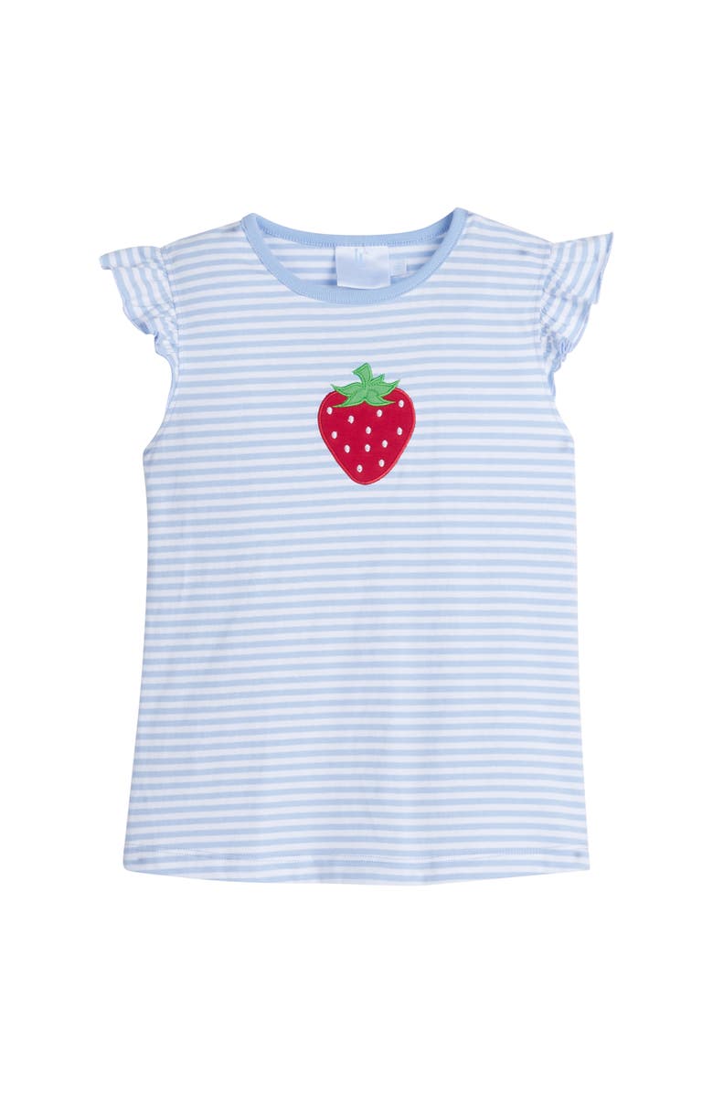 Little English Kids' Applique Tilly Tank, Main, color, Strawberry