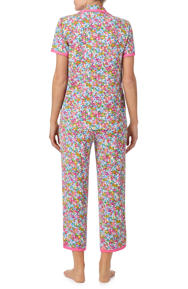 Kate Spade New York print crop pajamas, Alternate, color, 