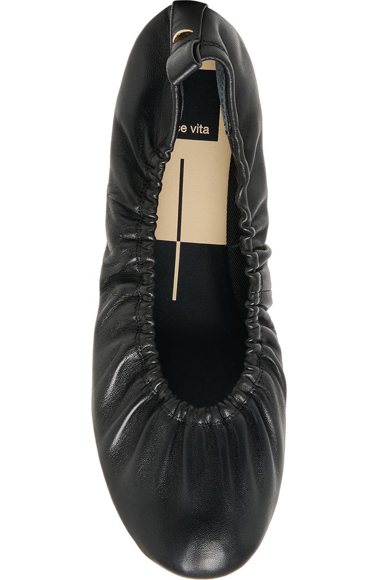 Dolce Vita Conrad Ballet Flat, Alternate, color, Black Leather