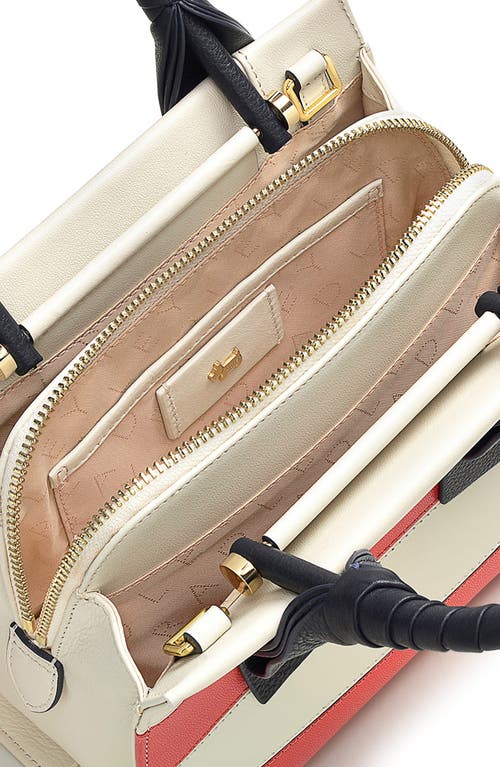 Radley London Finch Lane Leather Stripe Tote Bag In Chalk