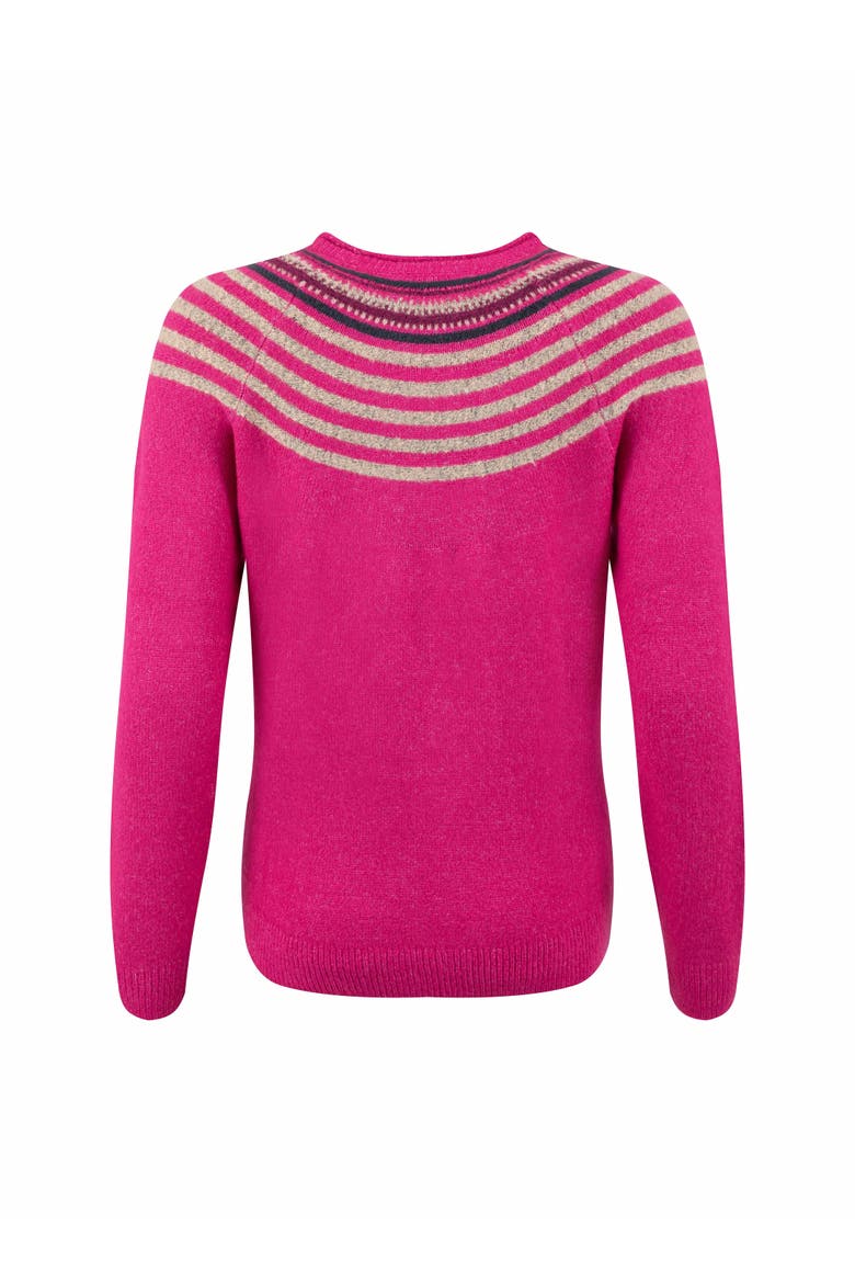 Sinatra Patterned Knit Sweater, Alternate, color, Gerbera