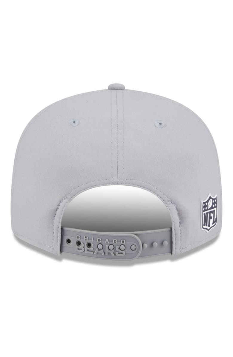 New Era Men's New Era Gray Chicago Bears 2025 Sideline Split Panel 9FIFTY Snapback Hat, Alternate, color, Gray