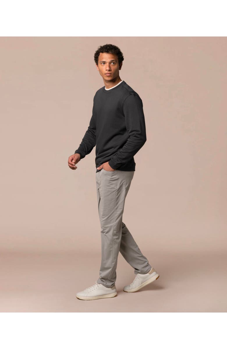 ASHWORTH GOLF Terry Twillback Crew, Alternate, color, Black