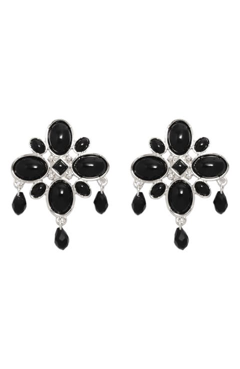 Ember Drop Stud Earrings