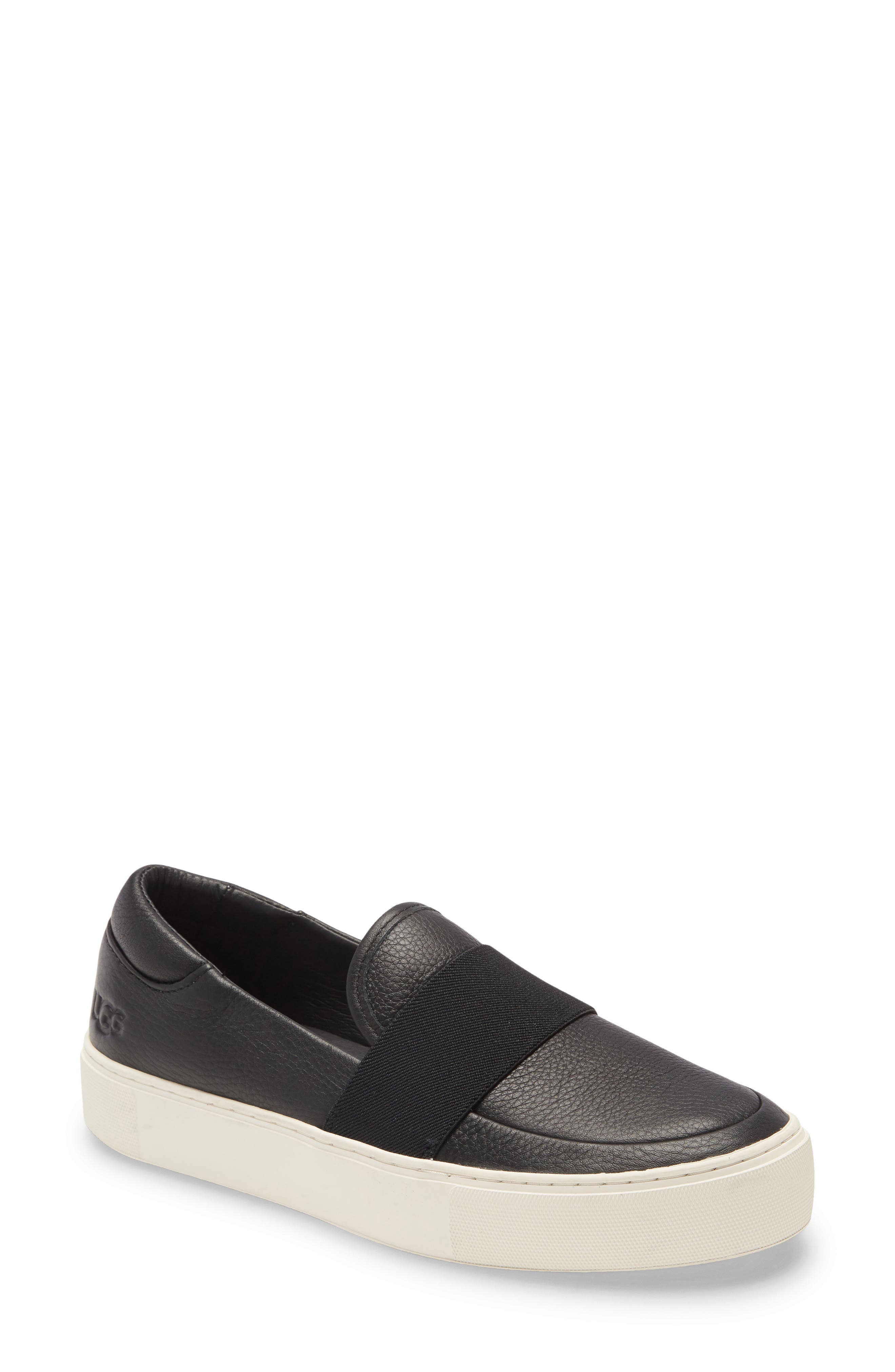 Chayze Platform Sneaker, Main, color, BLACK LEATHER