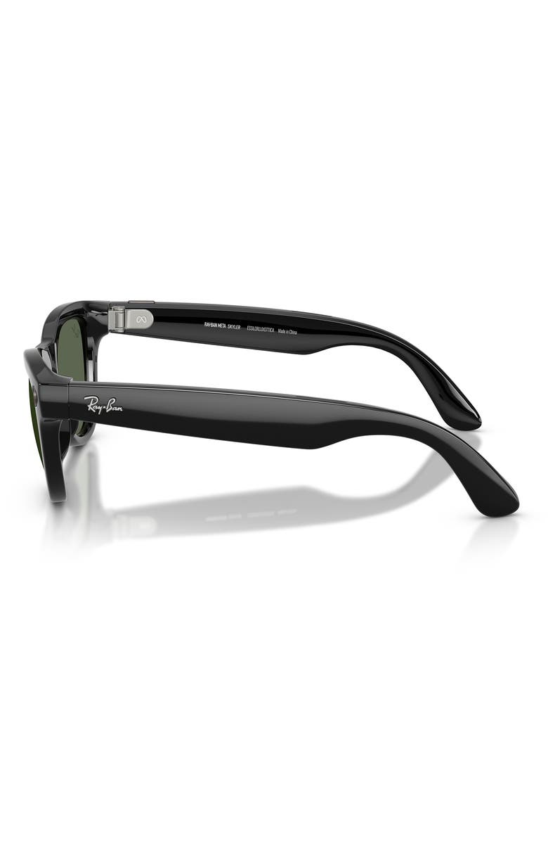 Ray-Ban Meta Skyler Gen 2 AI Glasses, Alternate, color, Shiny Black / Green