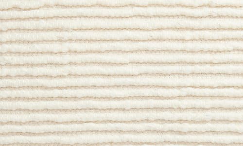 Tahari Rib Fringe Accent Pillow In White