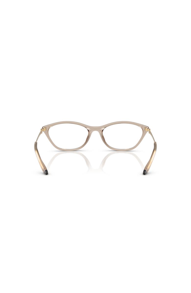 Armani Exchange 54mm Irregular optical glasses, Alternate, color, Beige