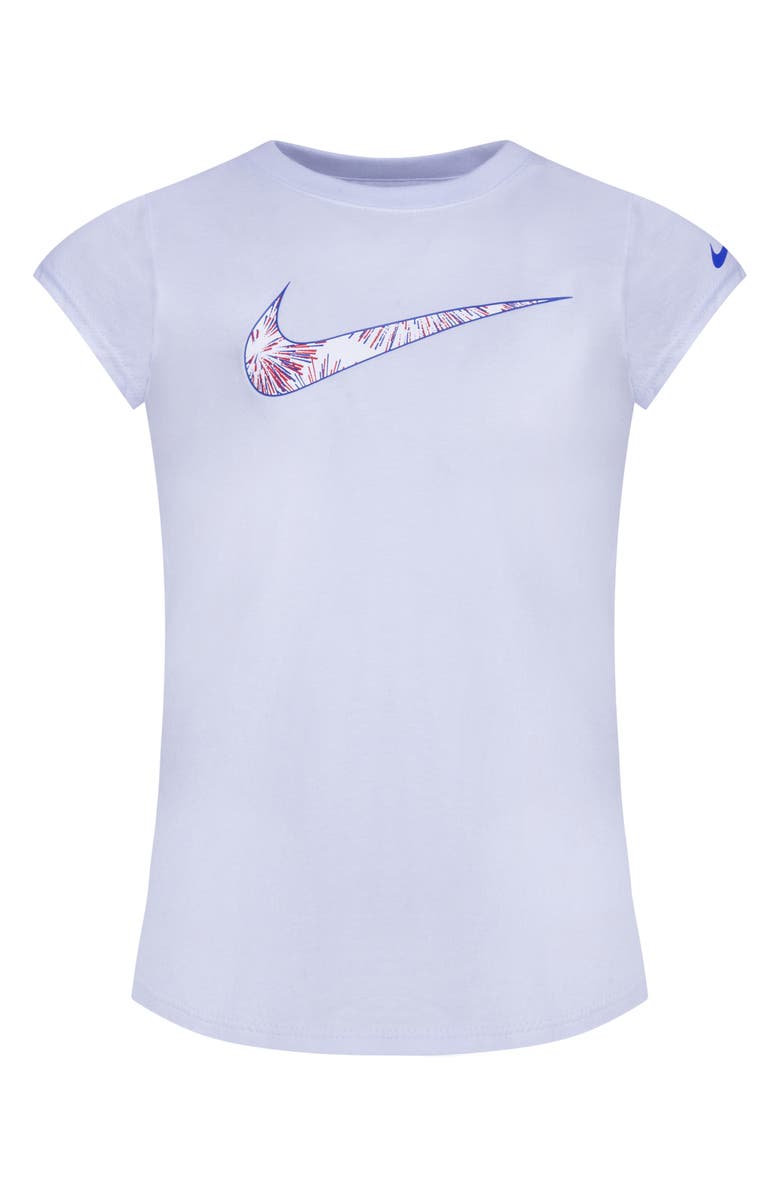 Nike Kids' Firework Swoosh Graphic T-Shirt, Main, color,
