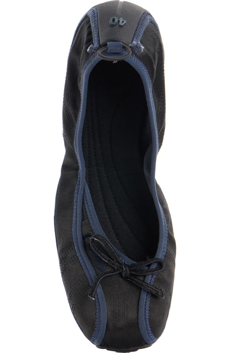 Balenciaga Sneaker Sole Ballerina Flat, Alternate, color, Black